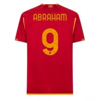 Camiseta AS Roma Tammy Abraham #9 Primera Equipación Replica 2023-24 mangas cortas